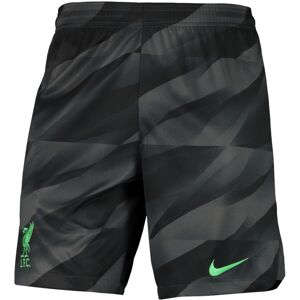 Nike 2023-2024 Liverpool Home Goalkeeper Shorts (Black) - Kids - Black - male - Size: MB 26-27\