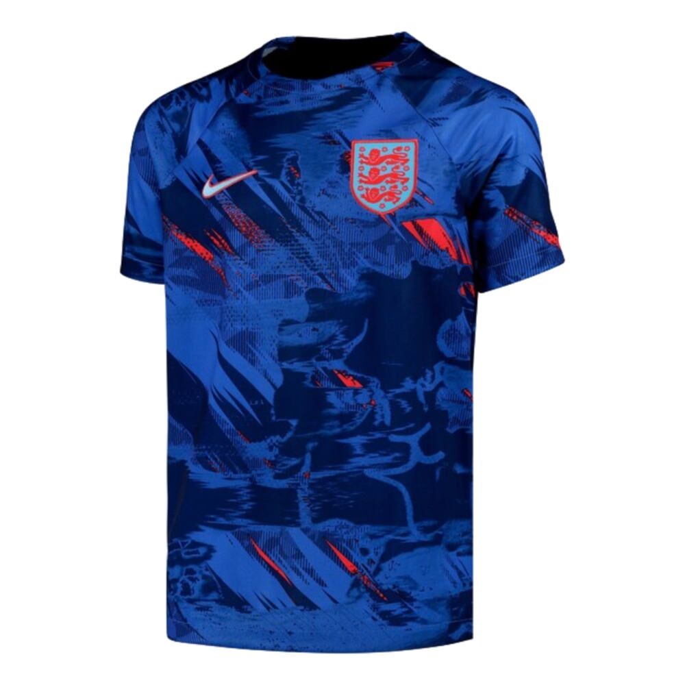 Photos - Football Kit Nike 2023 England Pre-Match Football Jersey  - Blue - male - Si  2022(Kids)