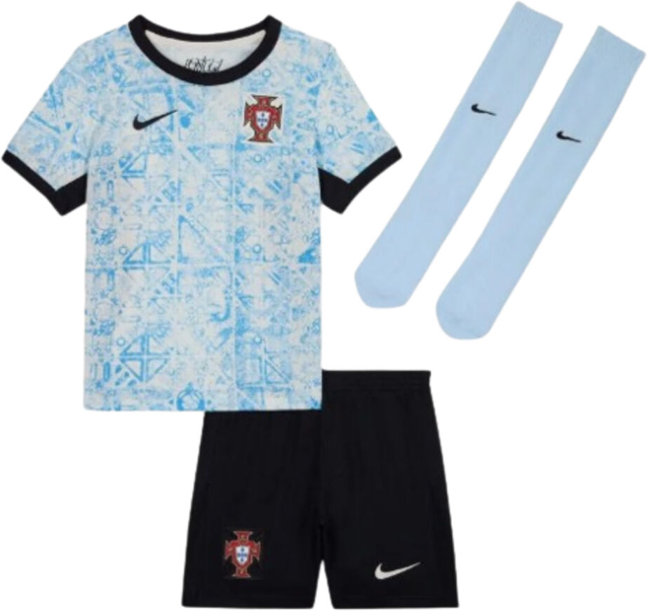 Nike 2024-2025 Portugal Away Mini Kit - Blue - male - Size: LB 6-7yrs (116-122cm)