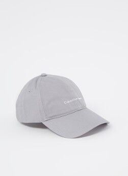 Calvin Klein Mütze mit Logo Grau Einheitsgröße