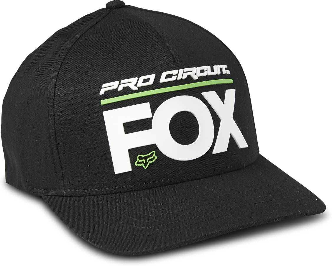 FOX Cap FOX Pro Circuit Flexfit Schwarz