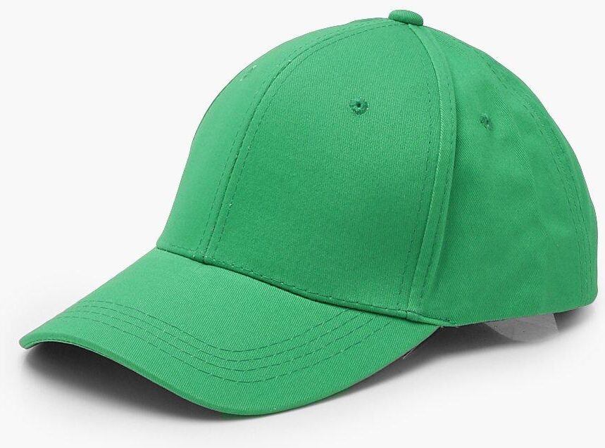 Boohoo Plain Green Baseball Cap  - Size: ONE SIZE