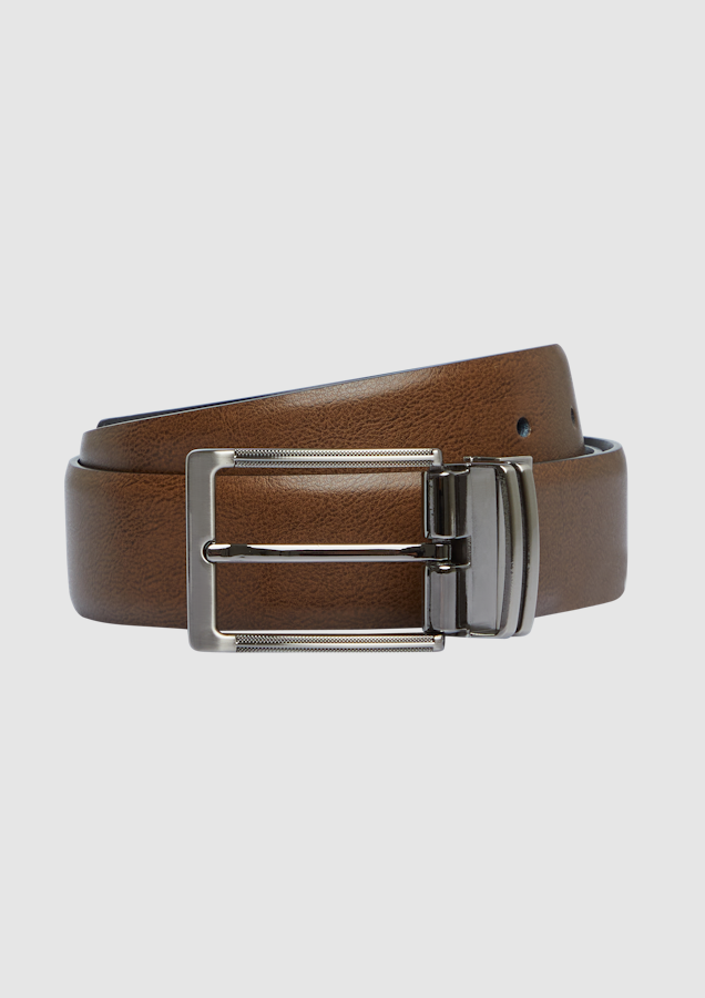 Tarocash Frankie Reversible Prong Belt Brown/Black 42