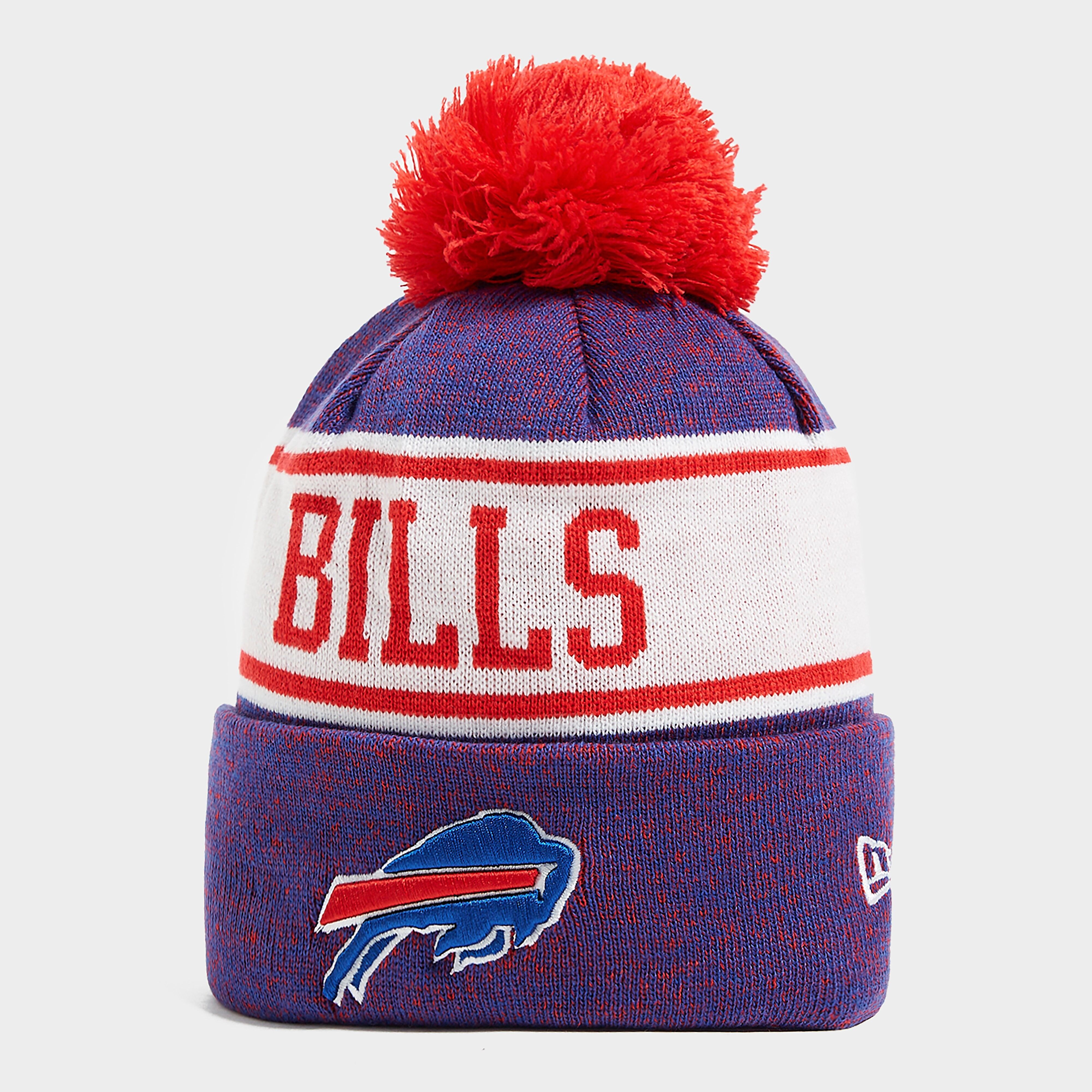 New Era NFL Buffalo Bills Pom Beanie Hat - Blue/Purple - Mens  size: One Size