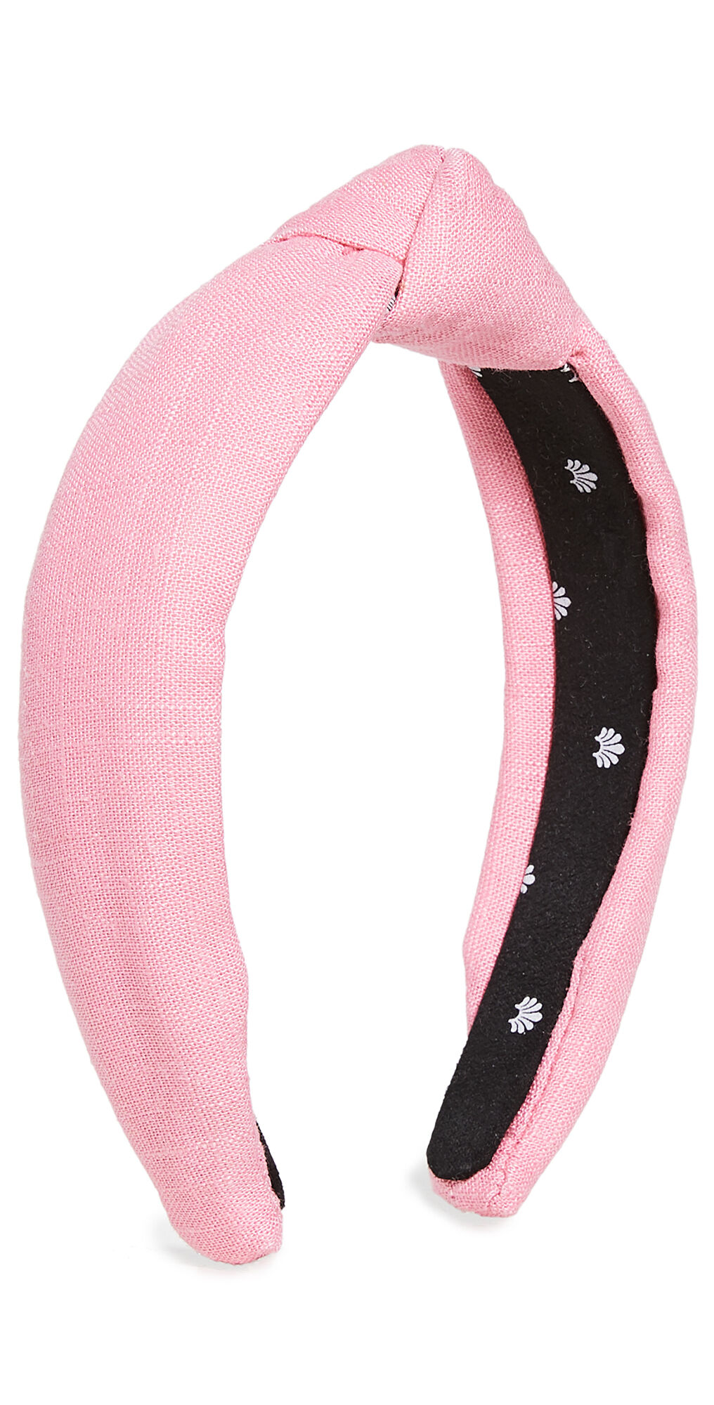 Lele Sadoughi Linen Slim Knotted Headband Pink One Size  Pink  size:One Size
