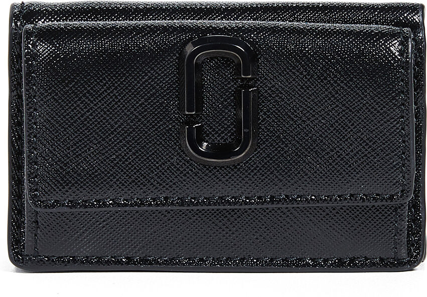 The Marc Jacobs Snapshot Mini Trifold Wallet Black One Size  Black  size:One Size