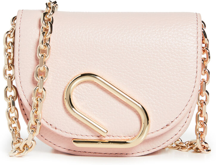 3.1 Phillip Lim Alix Mini Cardcase On Chain Blush One Size  Blush  size:One Size