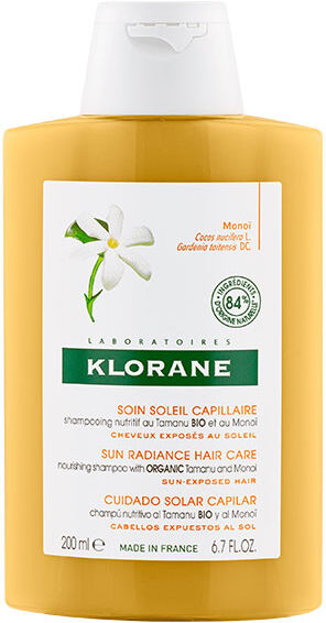 Klorane Monoï & Tamanu Shampooing Soleil Nutritif 200ml