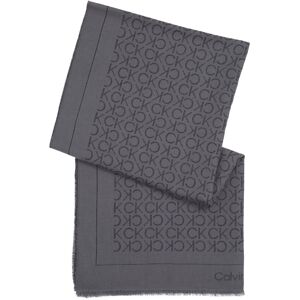 Calvin Klein Modeschal »JACQUARD LINEN STOLE 70X180« Ck Black