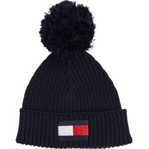 Tommy Hilfiger Beanie »BIG FLAG POM POM BEANIE«, Kinder Kids Junior MiniMe Space Blue  L/XL