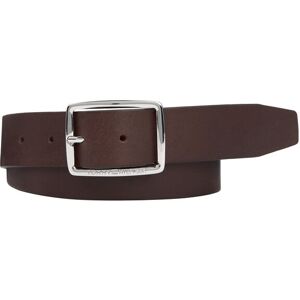 Tommy Hilfiger Ledergürtel »New Buckle«, mit glänzender Logo-Schnalle testa di moro  80