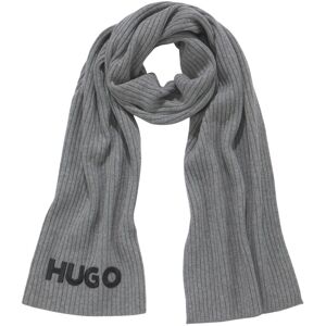 HUGO Schal »Zunio-1«, mit HUGO-Logoschriftzug Silver