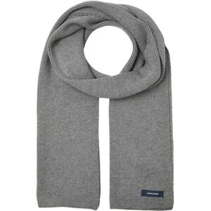 Jack & Jones Modeschal, JACDNA KNIT SCARF NOOS grey melange