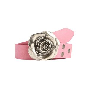 RETTUNGSRING by showroom 019° Ledergürtel, mit austauschbarer Schliesse »Rose« pink  80
