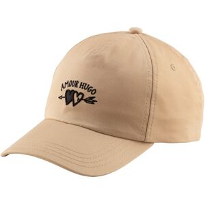 HUGO Baseball Cap »Cara-PE«, mit kontrastfarbener Stickerei Open Beige291