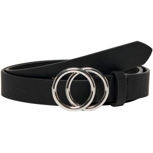 ONLY Taillengürtel »ONLRASMI FAUX LEATHER JEANS BELT« Black w. SILVER BUCKLE Größe 80