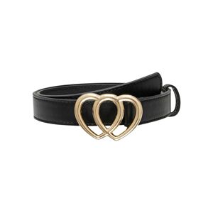 KIDS ONLY Synthetikgürtel »KOGPINA HEART PU JEANS BELT« Black Detail:HEART BUCKLE GOLD Größe 85