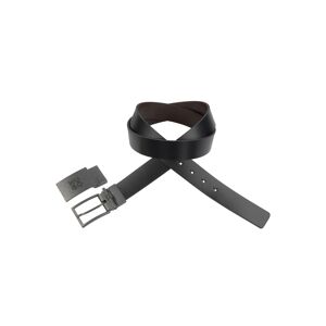 HUGO Ledergürtel »HU-GO-G_Gb35_pp«, mit zwei austauschbaren Logo-Schliessen Black Größe