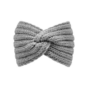 chillouts Stirnband »Tina Headband«, Vorn mit Knoten grey Größe