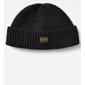 G-Star RAW Strickmütze »Originals Fisherman Beanie«, mit Label dk black Größe