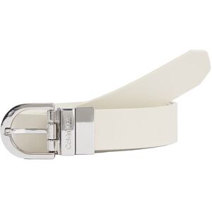 Calvin Klein Wendegürtel »REVERSIBLE ROUND BUCKLE BELT 2.5« Dk Ecru/Stoney Beige Größe 105