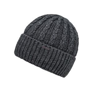 chillouts Strickmütze »Nayla Hat«, Mit Zopfmuster dark grey Größe