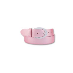 BERND GÖTZ Ledergürtel, mit stylischer Dornschliesse Hufeisenform rosa-metallic Größe 105