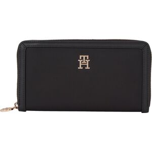 Tommy Hilfiger Geldbörse »TH ESSENTIAL S LARGE ZA«, Geldbörse Portemonnaie... Black Größe