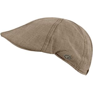 chillouts Schiebermütze »Kyoto Hat«, Flat Cap mit feinem Karomuster beige Größe