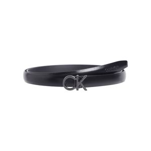 Calvin Klein Ledergürtel »CK THIN BELT 1.5CM«, mit Logoprägung als Schliesse Ck Black Größe 115