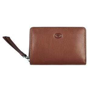 TOM TAILOR Geldbörse »Jemy Small zip wallet« cognac Größe