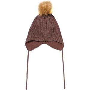 NAME IT Baby-Mädchen NMFWRILLA Wool Knit HAT XXIII Hut, Beetle, 98