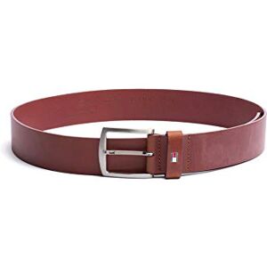 Tommy Hilfiger Herren Gürtel New Denton Belt 4.0 Ledergürtel, Braun (Dark Tan), 105