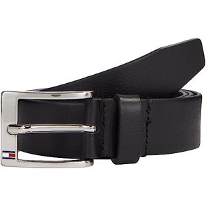 Tommy Hilfiger Herren Gürtel New Aly Belt Ledergürtel, Schwarz (Black), 110