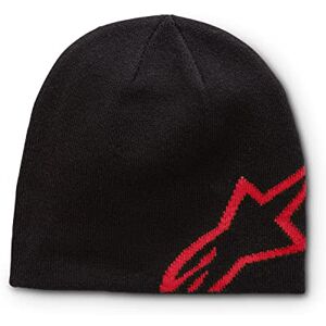 Alpinestars , Corp Shift Beanie, Deckel, Schwarz Rot, Os, Unisex-Erwachsener, Einheitsgröße