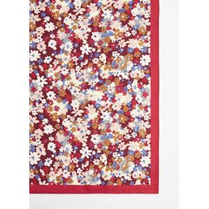 Mango Tuch mit Blumenprint - Bordeaux - U - weiblich