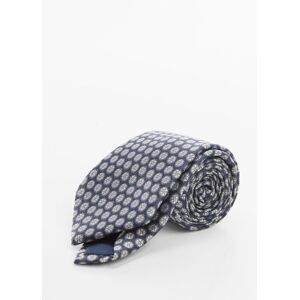 mango man Krawatte mit geometrischem Muster - Dunkles Marineblau - U - männlich