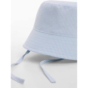 MANGO BABY Gestreifter Bucket Hat - Blau - 1-6