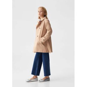 Mango Kids Trenchcoat mit Gürtel - Mittelbraun - 8 - weiblich