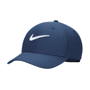 Nike Dri-FIT Club strukturierte Swoosh-Cap - Blau - S/M