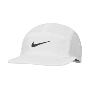 Nike Dri-FIT FlyUnstrukturierte Swoosh-Cap - Weiß - S/M