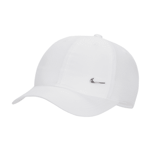 Nike Dri-FIT ClubUnstrukturierte Metall-Swoosh-Cap für Kinder - Weiß - TAILLE UNIQUE