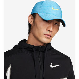 Nike Dri-FIT ClubStrukturierte, melierte Cap - Blau - S/M