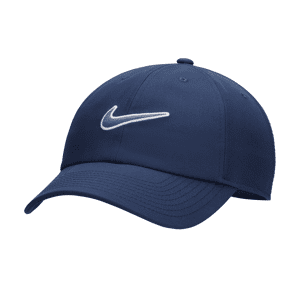 Nike Club unstrukturierte Swoosh Cap - Blau - S/M