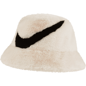 Nike ApexBucket Hat mit Swoosh aus Kunstpelz - Braun - L