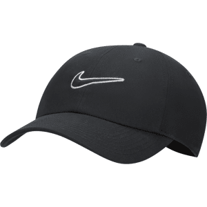 Nike Club unstrukturierte Swoosh Cap - Schwarz - S/M