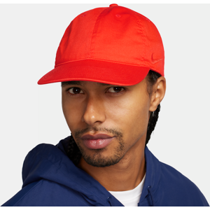 Nike Club Unstrukturierte Cap mit flachem Schirm - Rot - L/XL