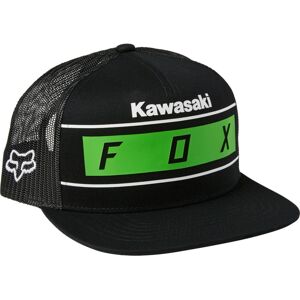 FOX Kawi Stripes Snapback Kappe Einheitsgröße Schwarz Grün