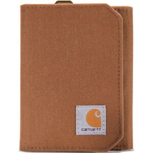 Carhartt Nylon Duck Trifold Portemonnaie Einheitsgröße Braun