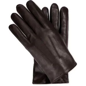 Tchibo - Leder-Handschuhe - Dunkelbraun - Gr.: 9,5 Polyester  9,5 male